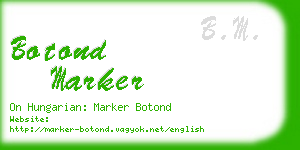 botond marker business card